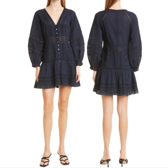 Veronica Beard Addilyn Eyelet Dress - Picture 9 of 15